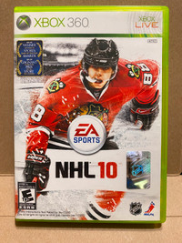 Xbox 360 - NHL 10 - open package