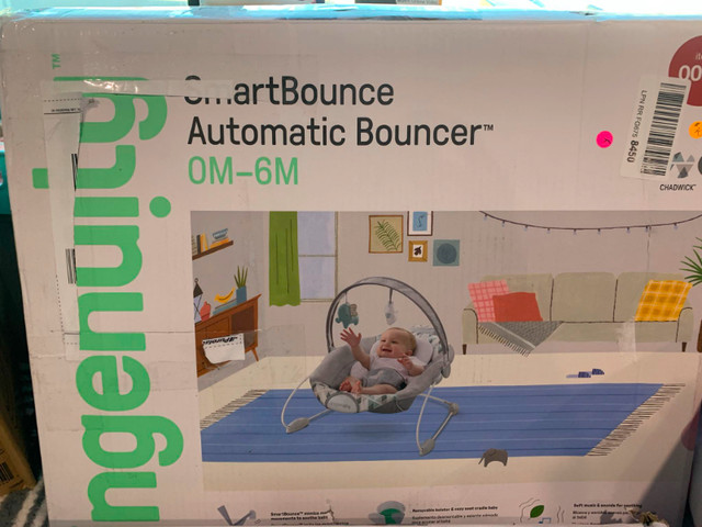 NEW Ingenuity Smart Bounce Automatic Bouncer in Playpens, Swings & Saucers in Windsor Region