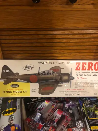 I have 6 new in box sealed Guillows plane kits from I think 1979 or earlier ~~~ although instruction...