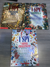 3 I SPY books
