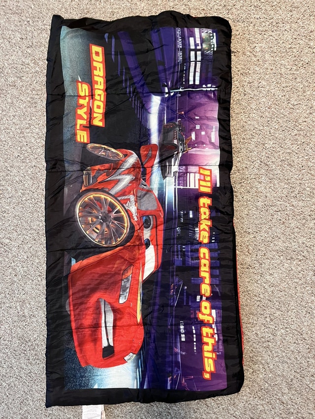 Disney’s Lightning McQueen Sleeping Bag Fishing, Camping & Outdoors