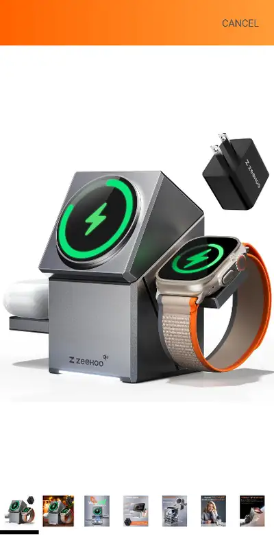 TRUE 15W FAST CHARGING + QI2 CERTIFICATION: Experience the genuine 15W fast wireless charging with o...