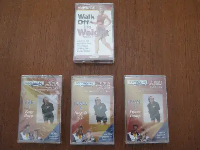 5 FITNESS WALKING PROGRAM AUDIO CASSETTE TAPES, View more