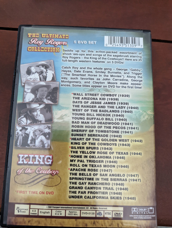 The Ultimate Roy Rodgers Collection King of the Cowboys 5 CD set in CDs, DVDs & Blu-ray in Owen Sound - Image 2