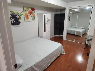 Two Bedroom furnished Basement apartment for rent in Derry / McLaughlin intersection Mississauga in...