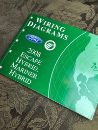 2008 ESCAPE,MARINER HYBRID FACTORY WIRING DIAGRAMS #M1048