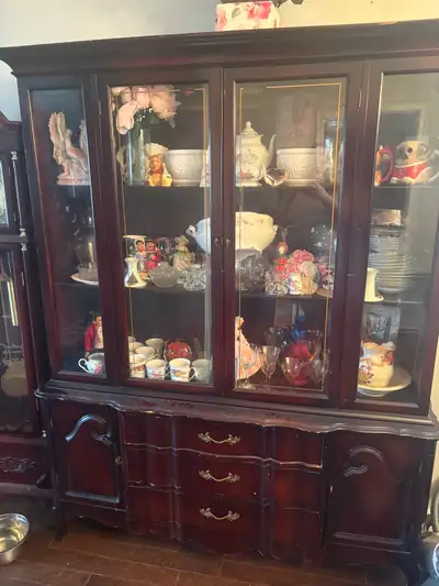 hutch for sale real cherry wood, View more