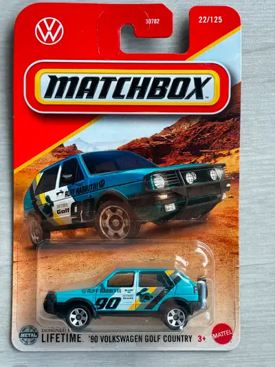 Matchbox 90 Volkswagen Golf country off road blue, View more