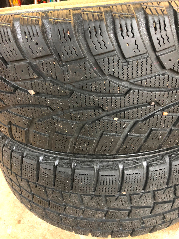 215/55/17 winter tires on Hyundai rims in Tires & Rims in Guelph - Image 2