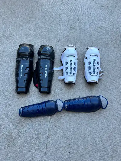 Hockey elbow & knee pads, $18 each, View more