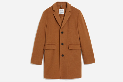 Men’s Camel Wool Coat – Size 42 – Brand New, View more