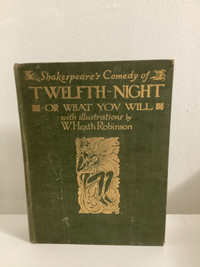 Shakespear’s Comedy of Twelfth Night hardcover