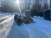 Sleds and Trailer for Sale!