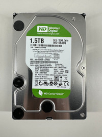 WD Green 1.5TB SATA Hard Drive 3.5"