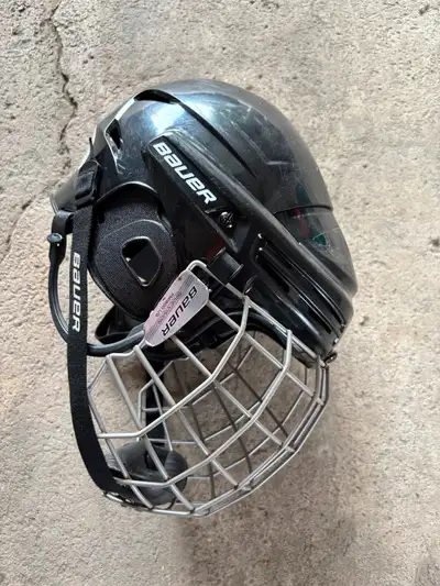 Hockey Helmet with cage. Bauer. Only $10. No chin strap., View more