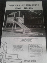 Outdoor Play Structure Plans