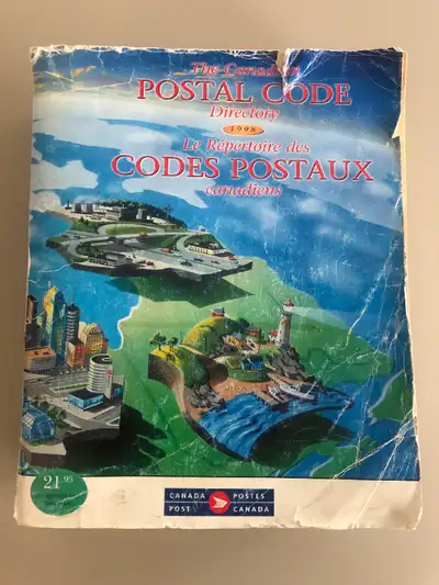 1998 CANADA POST POSTAL CODE DIRECTORY, View more