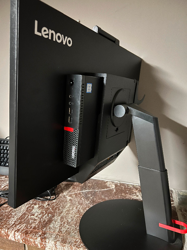 Lenovo Think Centre Tiny-on-One 24 Gen 3 Monitor - Package Deal in Desktop Computers in London - Image 2