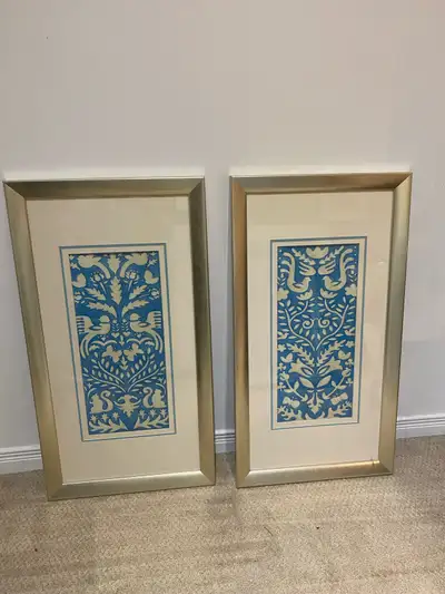 Wall Art - Blue & White, View more