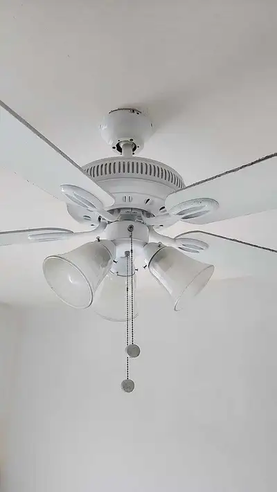 Hampton Bay White ceiling fan, View more