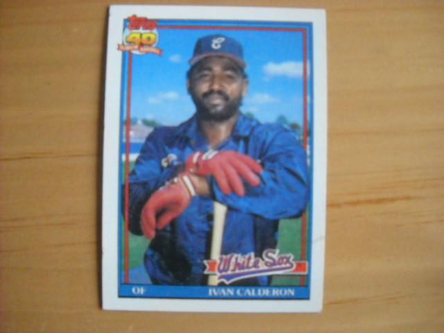 4 cartes de baseball de 1991 (Topps 40ièm Anniv.) dans Art et objets de collection  à Saguenay