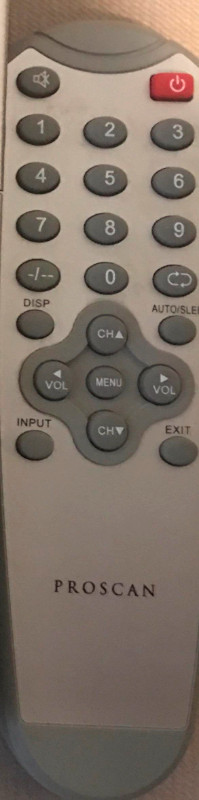 Remote control TV ProScan
