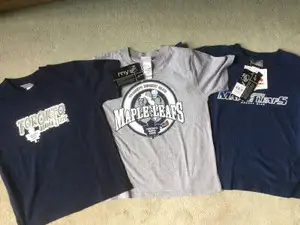 BRAND NEW - TORONTO MAPLE LEAFS TSHIRTS - SIZE 6/6X, View more