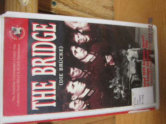 VHS Video Cassette Tape (Used) The Bridge (Die Bruecke) in CDs, DVDs & Blu-ray in Kitchener / Waterloo