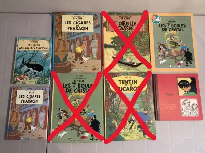 Les aventures de Tintin - BD rigide - Condition correct (3/20$), View more