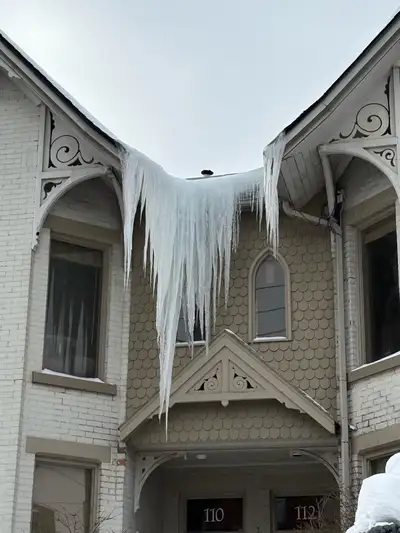 Roof Repair, reroofing, Ice doming and snow removal  top roof, View more