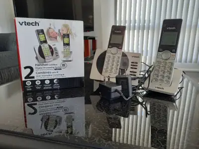 Vtech -Handset Cordless Phone 2  phones, View more