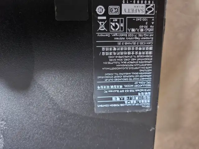 HP Elitedesk 705 G3 SFF in Desktop Computers in Edmonton - Image 11