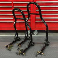 ★ NEW ★ Motorcycle Stands - Front & Rear Stand Set - Lift Spool