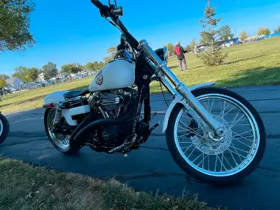 Harley Davidson Dyna wide glide custom Mint condition always serviced and garaged New power vision 4...