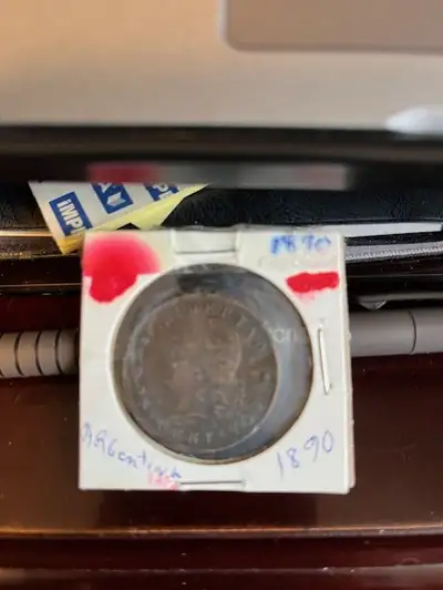 ARGENTINA 1890 DOS CENTAVOS LARGE COIN A nice 135 year old coin to add to your collation. Argentina...