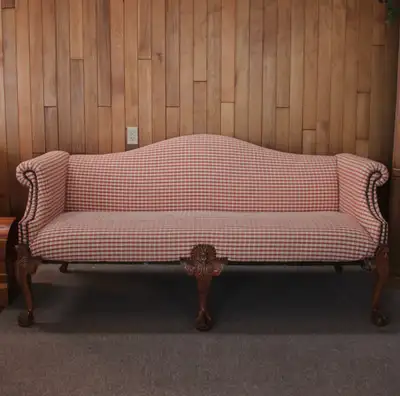Late 19th Century Mahogany Chippendale-Revival Sofa; c.1875-1900, View more