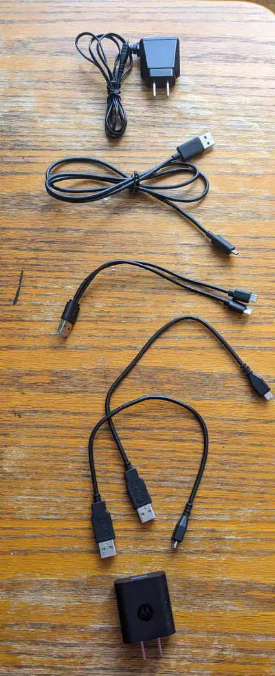 FREE CELLPHONE CHARGING CABLES AND ADAPTER, View more