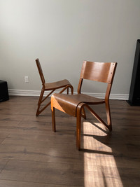 Mcm mid-century modern plywood chairs Denmark