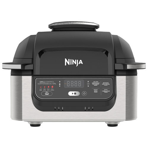 Ninja AG305 Foodi 5-in-1 Air Fryer Indoor Grill - NEW IN BOX in Microwaves & Cookers in Abbotsford