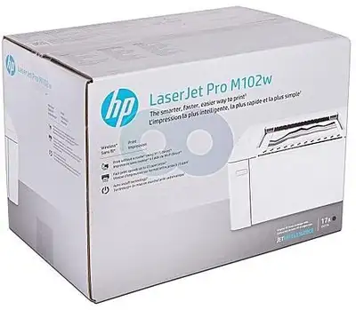 BRAND NEW IN FACTORY SEALED BOX-HP LASERJET PRO M102w PRINTER, View more