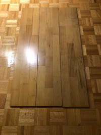 Used engineered wood planks