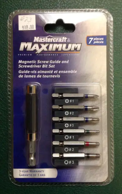 Guide and Screwdriver Bit Set, View more