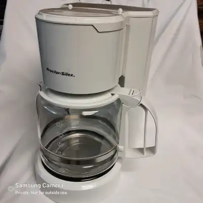 Working, clean, used only one weekend for guests. I don't drink coffee. All parts included. Factory...