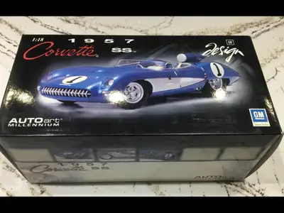 Autoart Millemmium 1957 Corvette SS 1/18 scale "MIB". $250 Concept model No fingerprints, never been...