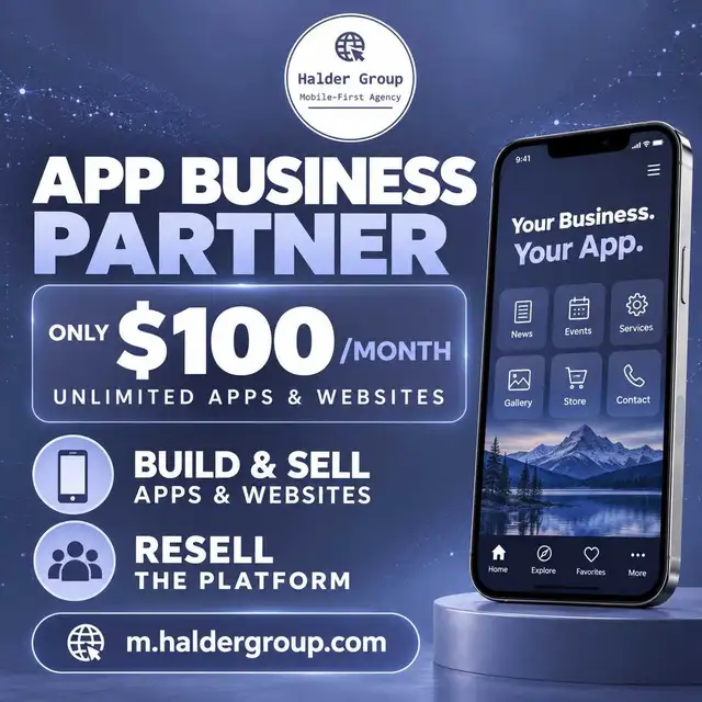 App Business Partner – Unlimited Apps & Websites – $100