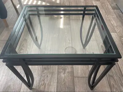 Glass table, View more