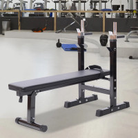 Adjustable Weight Bench With Barbell Rack