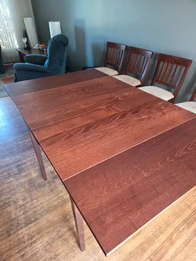 Dining room table, 4 chairs, View more