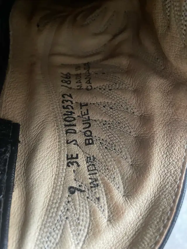 Boulet Western Boots – Model 1866, Size 9, Width 3E (Extra Wide) in Men's Shoes in Oakville / Halton Region - Image 7