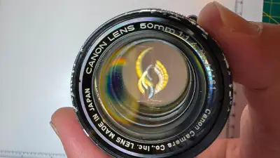 Canon 50 F1.4 L39 w/ Metabones Leica M to Sony E Adapdter, View more
